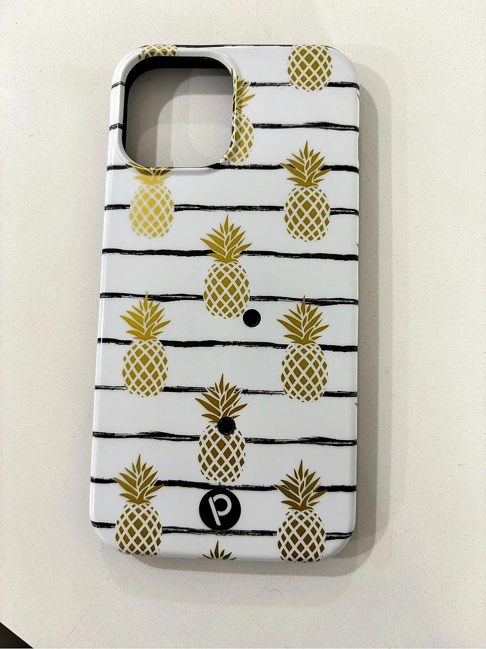 Loopy Phone Case iPhone 12 Pro Max Pineapple Striped (NO LOOP)